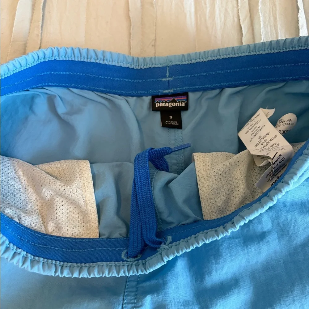 Patagonia Baggies Sky Blue Shorts | Size S - Picture 4 of 5